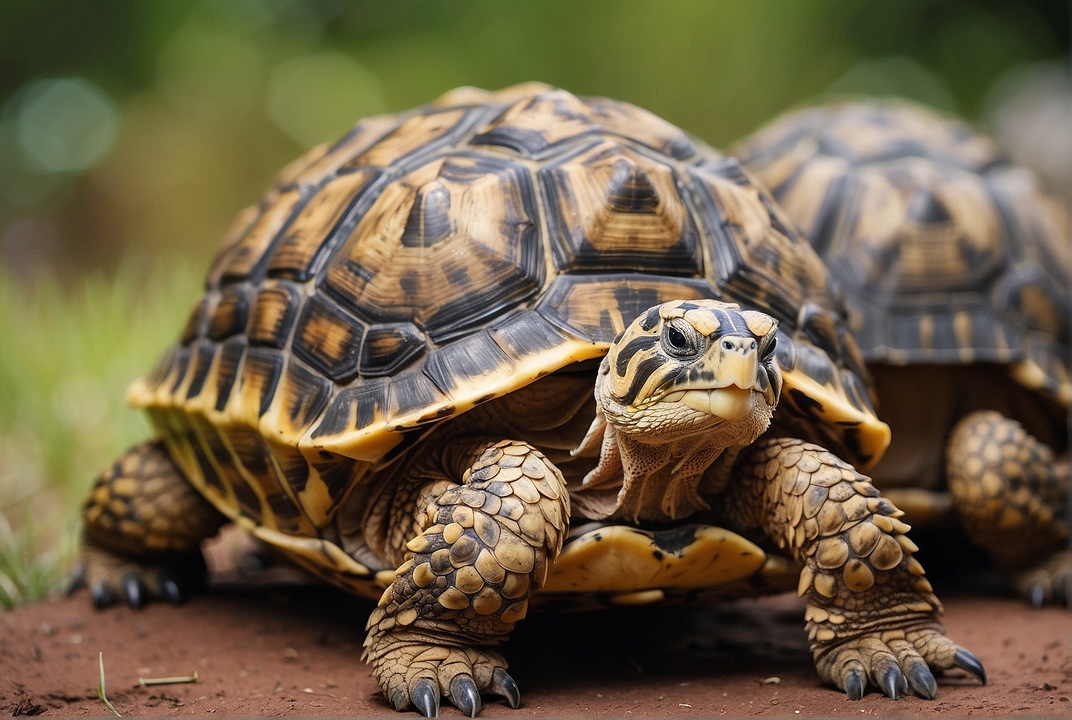 How to determine the proper feeding amount for a Russian tortoise